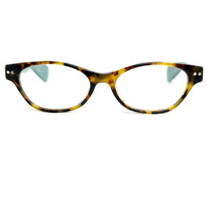 Eyebobs Hanky Panky Ladies Cateye Reading Glasses Tortoise Brown Gold Blue 18935